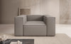 Lesley Designer Polstersessel: Komfortabler Stoff Armstuhl für Modernes Wohnzimmer
