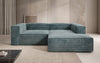 Luxuriöses Ecksofa Lesley L-Form in Cordstoff – Komfort trifft Design