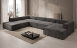 Lade das Bild in den Galerie-Viewer, Luxuriöses Lesley U-Form Cordsofa XXL – Modernes Design für Ihr Wohnzimmer
