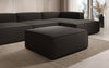 Lesley Beistellhocker Stoff – Moderner Ottoman für Vielseitiges Wohnzimmer-Design