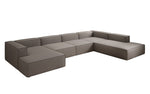 Lade das Bild in den Galerie-Viewer, Luxuriöses Designer U-Form Ecksofa XXL – Modernes Stoffsofa für Wohnzimmer
