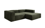 Lade das Bild in den Galerie-Viewer, Luxuriöses Ecksofa Lesley Mini Samt: Modernes Design für Ihr Wohnzimmer
