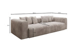 Lade das Bild in den Galerie-Viewer, Tully 3-Sitzer Cordsofa: Modernes Design, Luxuriöser Komfort für Ihr Wohnzimmer
