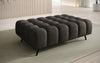 Luxuriöser Samt Beistellhocker Amora – Eleganter, Moderner Sitzhocker mit Komfort-Design