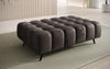 Luxuriöser Samt Beistellhocker Amora – Eleganter, Moderner Sitzhocker mit Komfort-Design