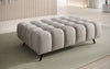 Luxuriöser Samt Beistellhocker Amora – Eleganter, Moderner Sitzhocker mit Komfort-Design