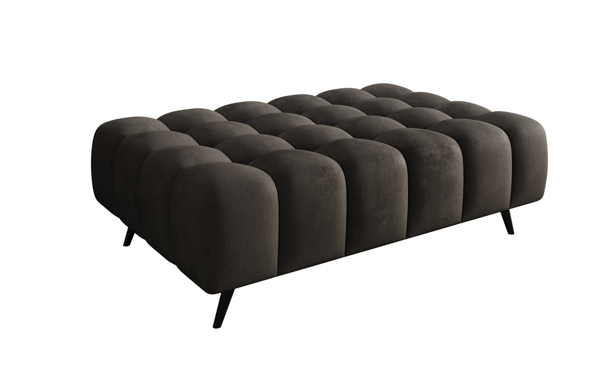 Luxuriöser Samt Beistellhocker Amora – Eleganter, Moderner Sitzhocker mit Komfort-Design
