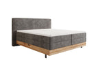 Lade das Bild in den Galerie-Viewer, Elegantes Nero Boxspringbett: Komfort, Stauraum, LED-Beleuchtung, USB-Anschluss
