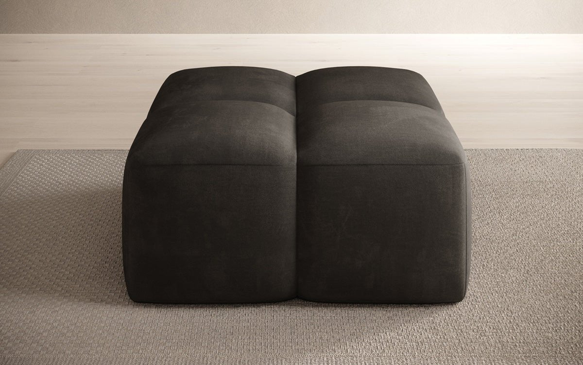 Celly Samt Beistellhocker Pouf: Luxuriöser Komfort, Vielseitig & Modernes Design