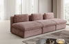 Luxuriöses Cord-Designer-Sofa Cuddle: Gemütlicher 3-Sitzer für modernes Wohnzimmer