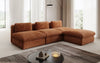 Gemütliches Designer L-Sofa Cuddle aus Cordstoff – Modernes Ecksofa Wohnzimmer
