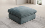 Lade das Bild in den Galerie-Viewer, Gemütlicher Kord Beistellhocker Cuddle 90x90cm – Vielseitiger Pouf für Ihr Zuhause
