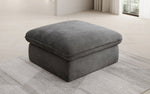 Lade das Bild in den Galerie-Viewer, Gemütlicher Kord Beistellhocker Cuddle 90x90cm – Vielseitiger Pouf für Ihr Zuhause
