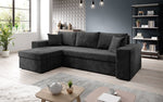 Lade das Bild in den Galerie-Viewer, Denver Designer Cord Sofa: Stilvoll, Bequem, mit Schlaf- und Klappfunktion
