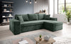 Denver Designer Cord Sofa: Stilvoll, Bequem, mit Schlaf- und Klappfunktion
