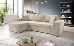 Lade das Bild in den Galerie-Viewer, Denver Designer Cord Sofa: Stilvoll, Bequem, mit Schlaf- und Klappfunktion
