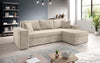 Denver Designer Cord Sofa: Stilvoll, Bequem, mit Schlaf- und Klappfunktion