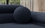 Lade das Bild in den Galerie-Viewer, Luxuriöses Rundes Bouclé Zierkissen Globe – Stilvolles Deko Kissen für Komfort &amp; Eleganz
