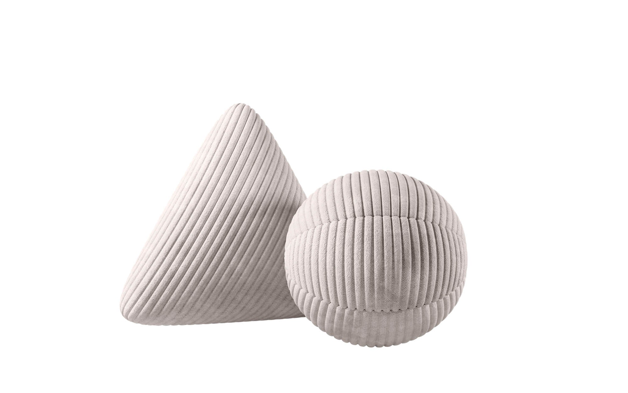 Gemütliches Zierkissen Set Globe/Nook aus weichem Cord für Ihr Zuhause