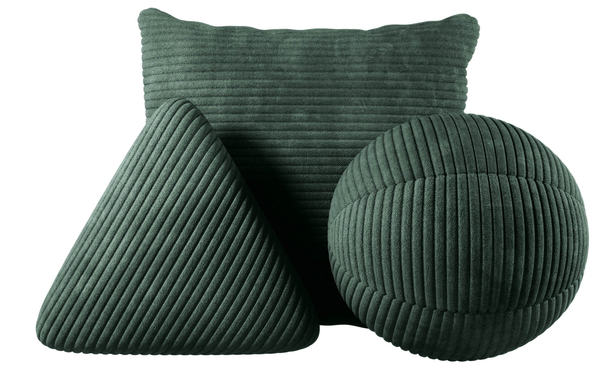 Luxuriöses weiches Cord Zierkissen-Set für stilvolles Wohnzimmer-Ambiente