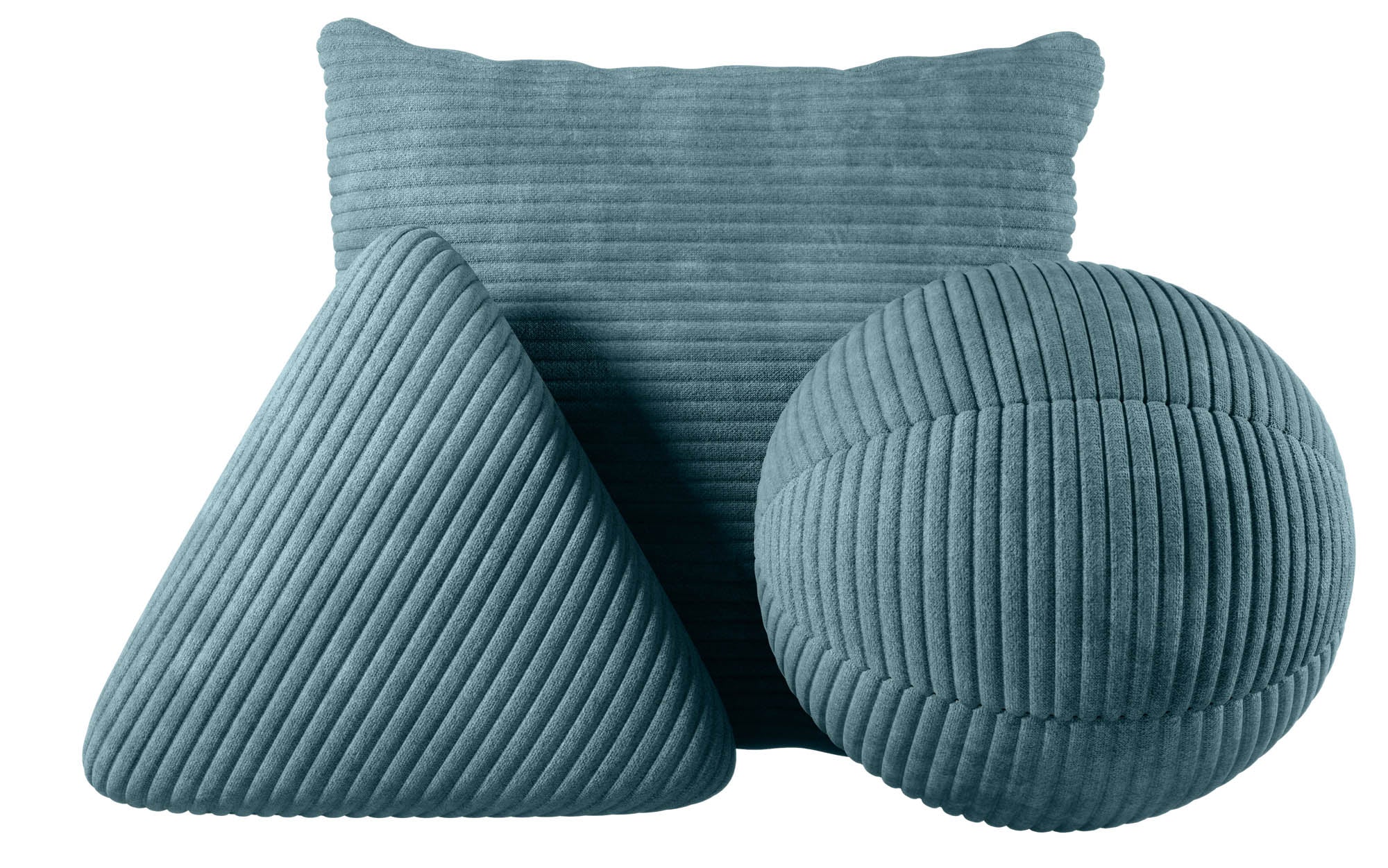 Luxuriöses weiches Cord Zierkissen-Set für stilvolles Wohnzimmer-Ambiente