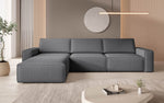 Lade das Bild in den Galerie-Viewer, Luxuriöses Modulares Ecksofa Yuma L: Stilvoll, Bequem, Anpassbar, Bouclé-Stoff
