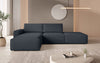 Luxuriöses Modulares Ecksofa Yuma mit Bouclé-Stoff und Beistellhocker – Perfekt für Ihr Wohnzimmer