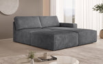 Lade das Bild in den Galerie-Viewer, Luxus Yuma Ecksofa mit Cordbezug: Modulares Design, integrierter Hocker
