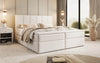 Aurelia Boxspringbett Kunstleder, cleverem Stauraum, inklusive Premium Topper