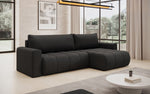 Lade das Bild in den Galerie-Viewer, Modernes Designer Ecksofa Venezia mit Schlaffunktion, Stauraum, und Stoffbezug
