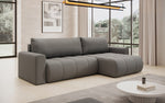 Lade das Bild in den Galerie-Viewer, Modernes Designer Ecksofa Venezia mit Schlaffunktion, Stauraum, und Stoffbezug
