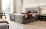 Lade das Bild in den Galerie-Viewer, Luxuriöses Eleonora Samt Boxspringbett mit Geräumigem Stauraum und Komfort

