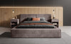 Elegantes Designer Polsterbett Ophelia: Samtiger Cord-Bezug, integrierter Stauraum, maximaler Komfort