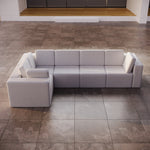 Lade das Bild in den Galerie-Viewer, Luxuriöses Modulares Gartensofa Eden L Maxi: Wetterfestes Ecksofa für Outdoor-Komfort
