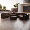 Robuster Gartensofa Bezug Eden U Hocker Wasserabweisend UV-Schutz Langlebig Outdoor