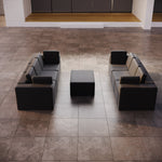 Lade das Bild in den Galerie-Viewer, Modulares Outdoor Lounge Sofa Set Eden – Wetterfest, Komfortabel, Vielseitig
