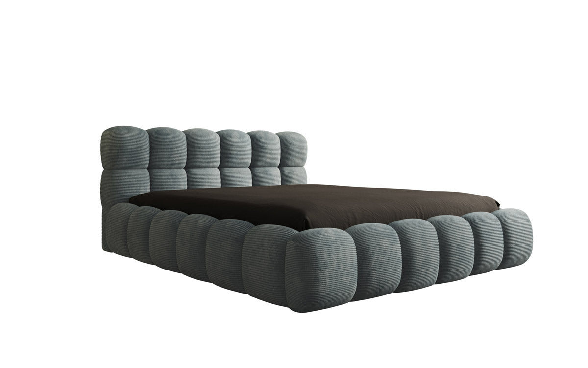 Luxuriöses Polsterbett Boston Cord: Eleganz, Komfort und Praktischer Stauraum für Ihr Schlafzimmer