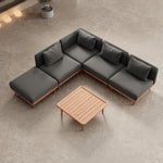 Lade das Bild in den Galerie-Viewer, Nouri Modulares Garten-Ecksofa: Luxuriöse Aevora™ Lounge für Außenbereiche
