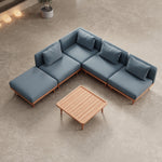 Lade das Bild in den Galerie-Viewer, Nouri Modulares Garten-Ecksofa: Luxuriöse Aevora™ Lounge für Außenbereiche

