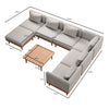 Nouri Aevora™ Luxus Outdoor Wohnlandschaft – Modulares Gartensofa mit Sunbrella Stoff