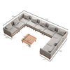 Nouri Aevora Luxus Modulares Garten Lounge Set – Wetterfeste Outdoor Wohnlandschaft