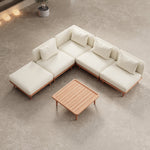Lade das Bild in den Galerie-Viewer, Nouri Modulares Garten-Ecksofa: Luxuriöse Aevora™ Lounge für Außenbereiche
