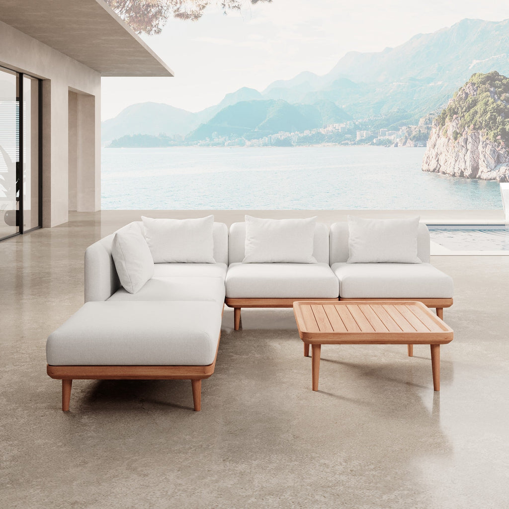 Nouri Modulares Garten-Ecksofa: Luxuriöse Aevora™ Lounge für Außenbereiche