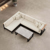 Luxuriöse Vayla Ecklounge Gartenmöbel Set mit Sunbrella® Polstern & Aluminiumrahmen