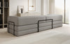 Luxuriöses XXL Designer Bouclé Sofa – 3 Sitzer mit Schlaffunktion & Stauraum