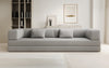 Luxuriöses XXL Designer Bouclé Sofa – 3 Sitzer mit Schlaffunktion & Stauraum