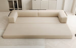 Lade das Bild in den Galerie-Viewer, Luxuriöses XXL Bouclé Designer Sofa mit Schlaf- und Stauraumfunktion
