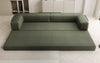 Luxuriöses XXL Bouclé Designer Sofa mit Schlaf- und Stauraumfunktion