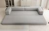 Luxuriöses XXL Bouclé Designer Sofa mit Schlaf- und Stauraumfunktion
