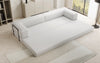 Luxuriöses XXL Designer Bouclé Sofa – 3 Sitzer mit Schlaffunktion & Stauraum